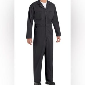 Red Kap Twill Action Back Coverall, 3 XL Long